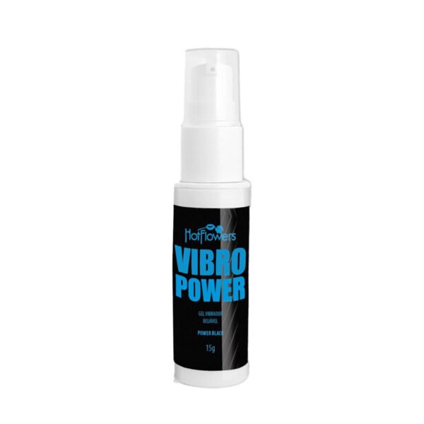 Gel Vibro Power - Power Black - Hot Flowers - Imagem 2