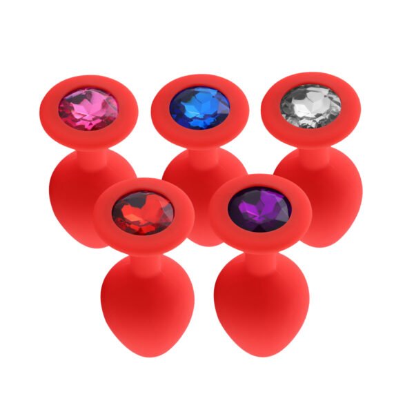 Plug Anal Almandine de Silicone - Tamanho M - Imagem 7